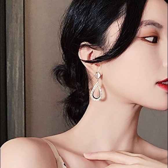 Water Drop Earrings - Picture 3 of 4